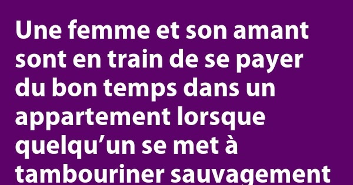 Une Femme Et Son Amant Sont En Train De Se Payer Blagues Et Les Meilleures Images Drôles