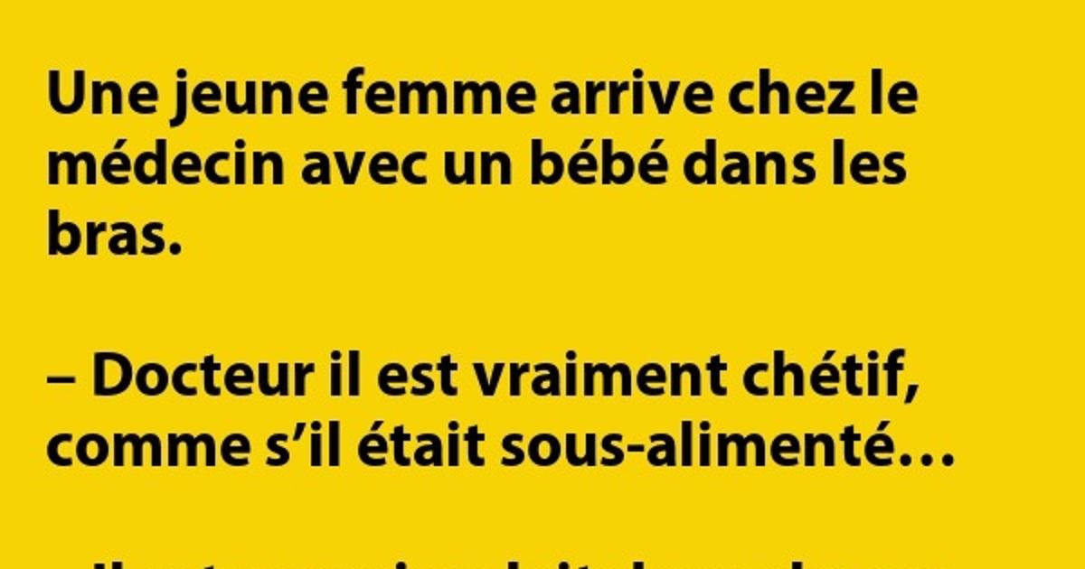 Une jeune femme arrive chez le médecin avec un bébé dans les bras