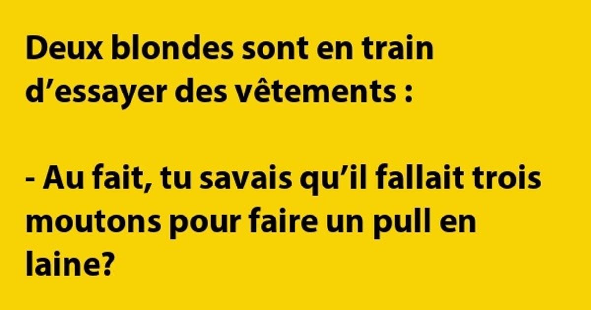 Deux blondes sont en train ... - Blagues et les meilleures images drôles!