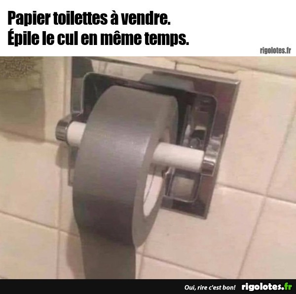 blague papier toilette  Papier toilette humour, Papier toilette