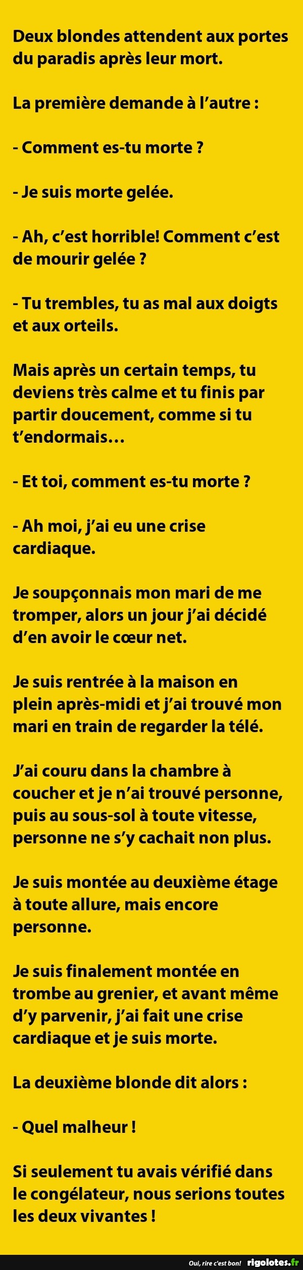 Deux blondes attendent ... - Blagues et les meilleures images drôles!